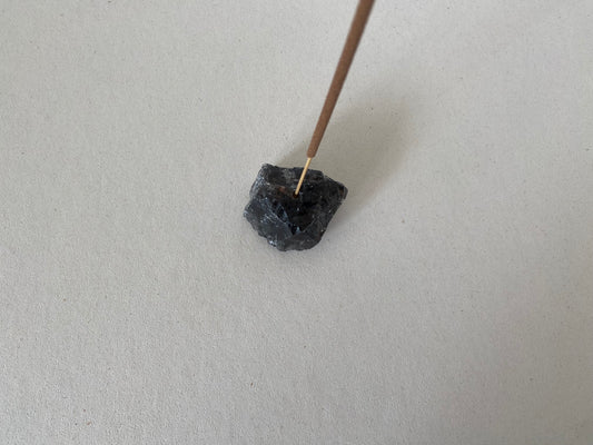 Crystal Incense Holder -Black Tourmaline