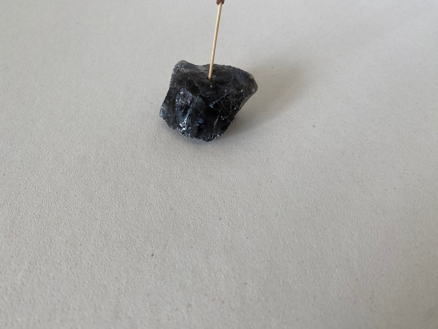 Crystal Incense Holder -Black Tourmaline