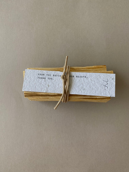 Organic Palo Santo 6 Sticks